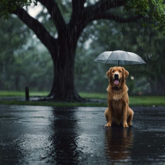 No way in hell mine would wear this!  Best trash picker-uppers in the world!  #XZEmpire #XZAnimals #Puppers #GoodBoy #GoodestBoy #Furbaby #Furbabies #Pets #Animals #Dog #Dogs #Doggy #Doggo #Puppy #DogUmbrella #NoWay #Rain #Raining