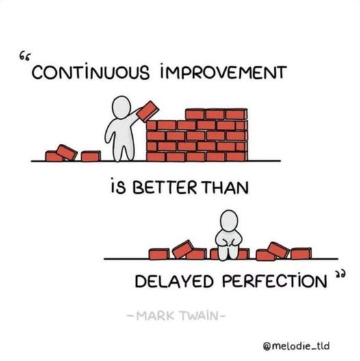 Brick by brick beats waiting for the perfect plan to start building.